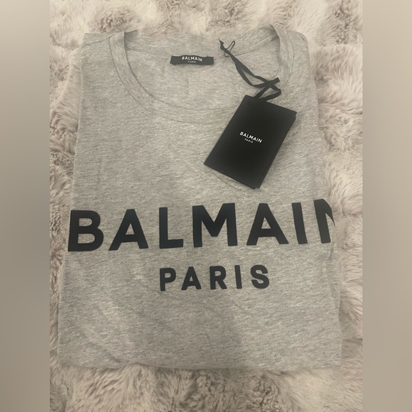 Balmain Men's Classic Logo T-Shirt Sz XL - Picture 2 of 7